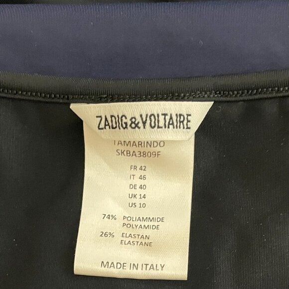 Zadig & Voltaire One Shoulder Swimsuit - Picture 8 of 10